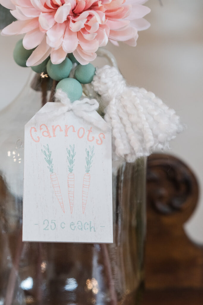 spring decor tags