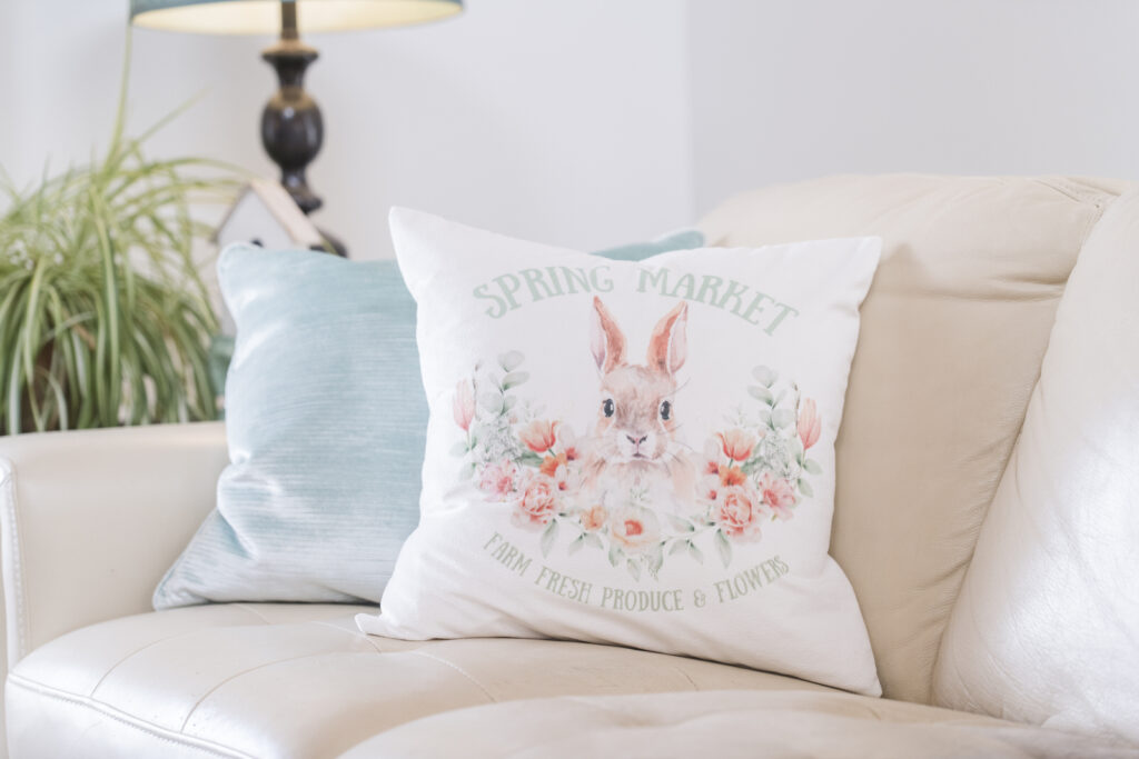 spring pillow cover decor