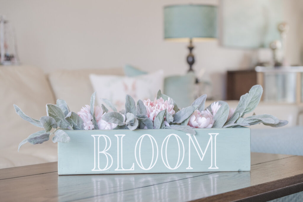 Spring Home Decor Bloom tray