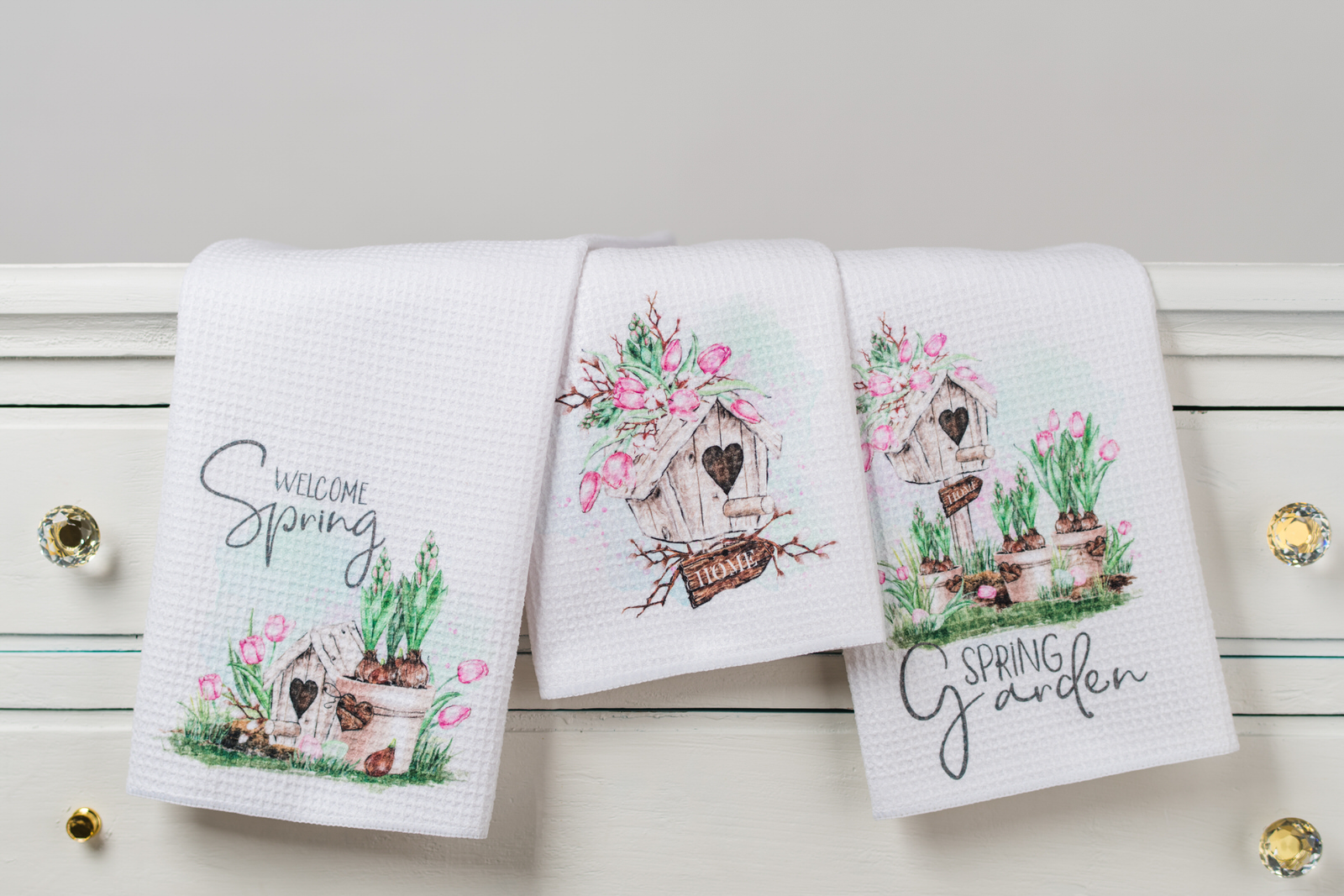 Spring Garden Tea Towels