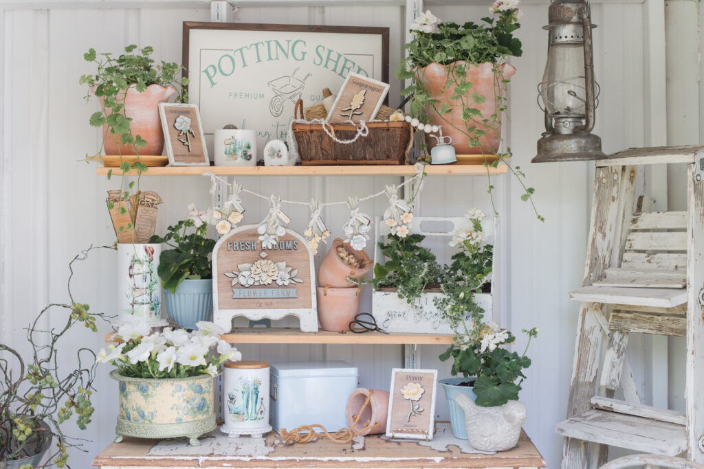She shed summer decor 