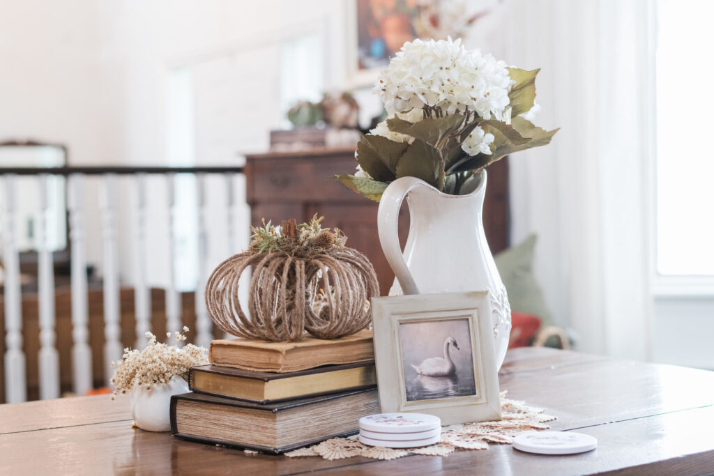 Fall coffee, table styling 