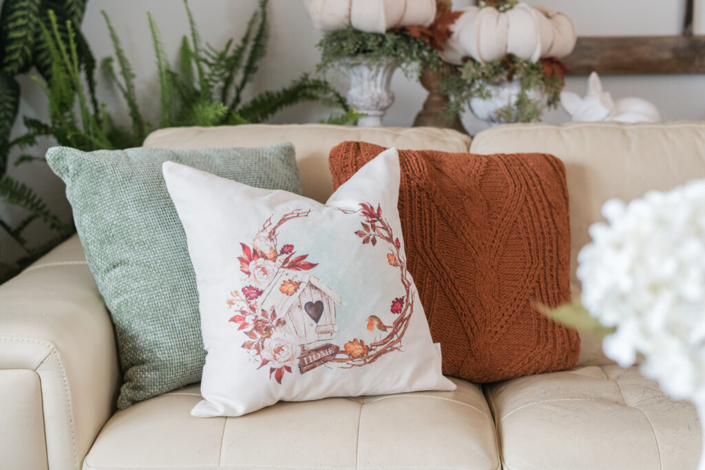Autumn, blessings, handmade pillow covers for fall 