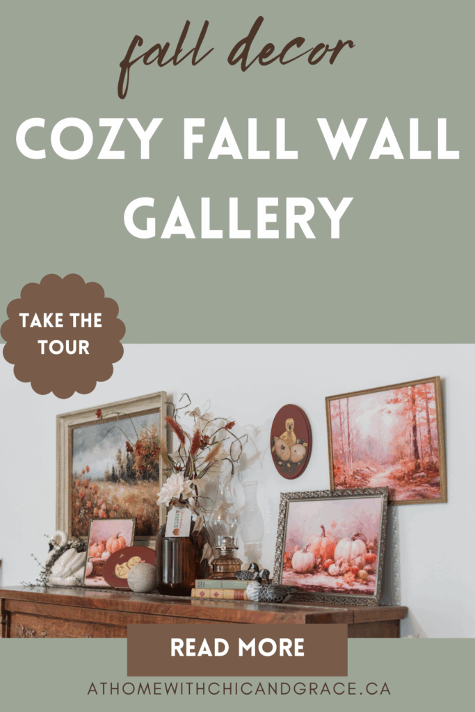 Pinterest pin for Fall decor