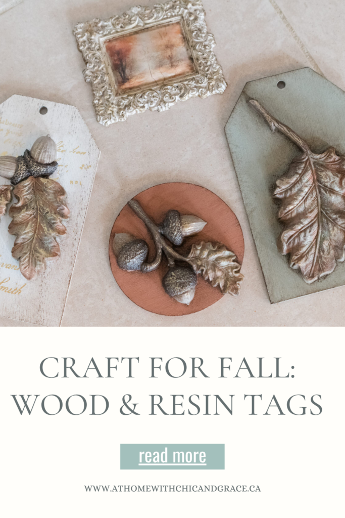 Fall tags with IOD Mold & Resin