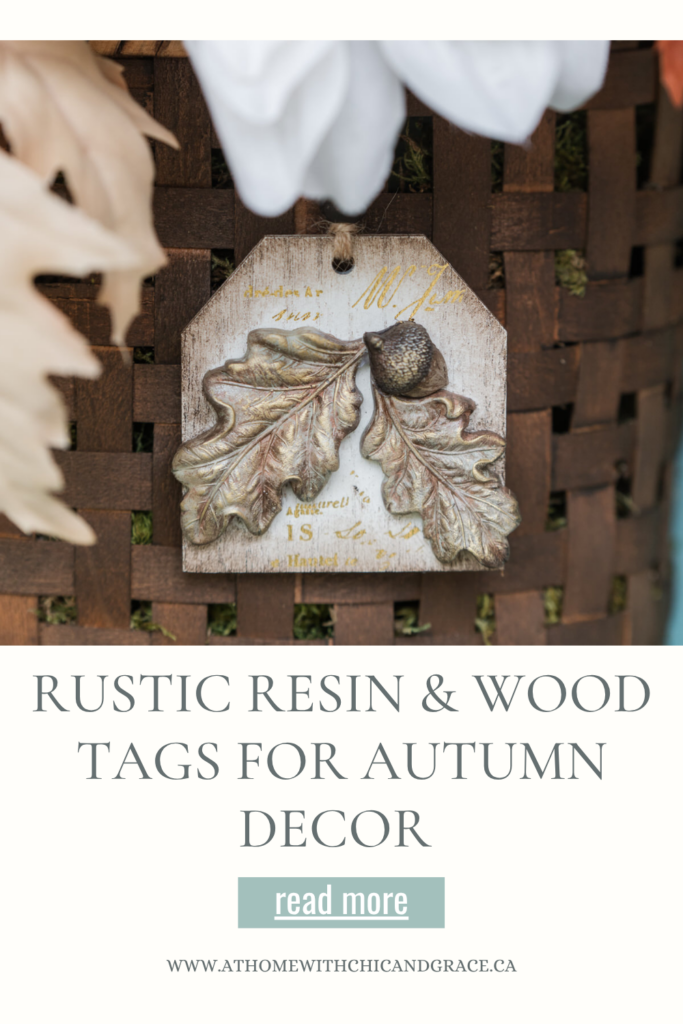 Fall tags with IOD Mold & Resin