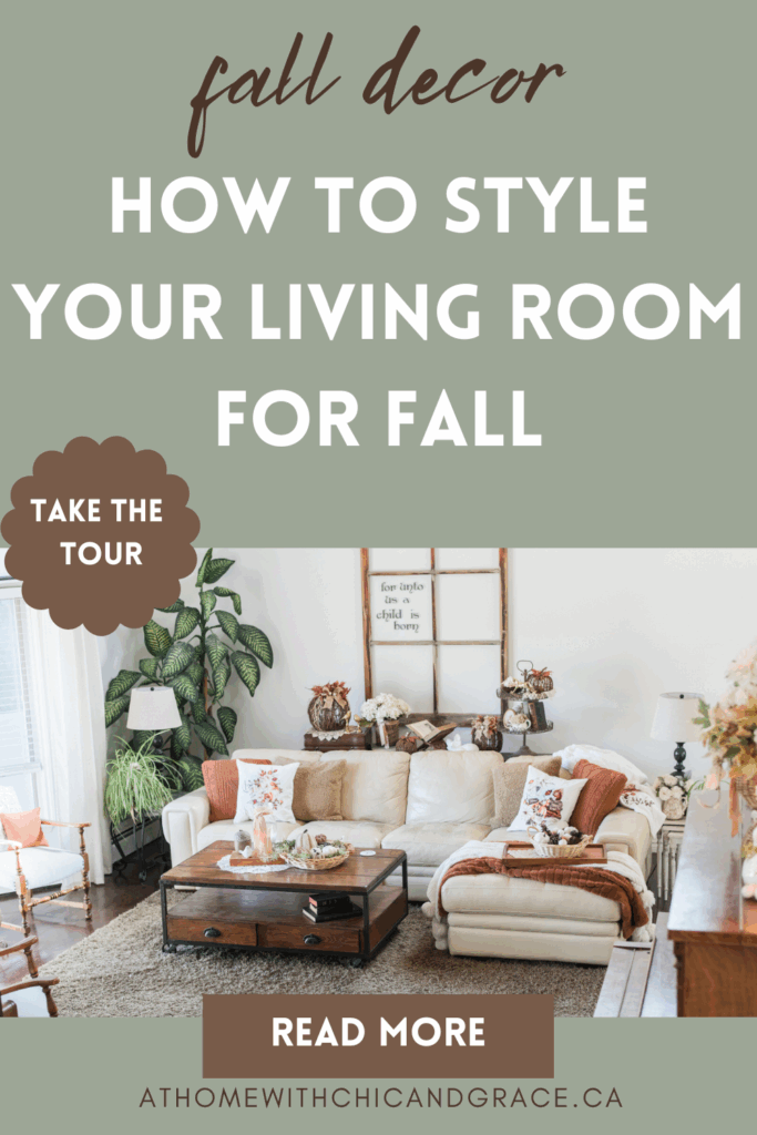How to style your living room for fall
