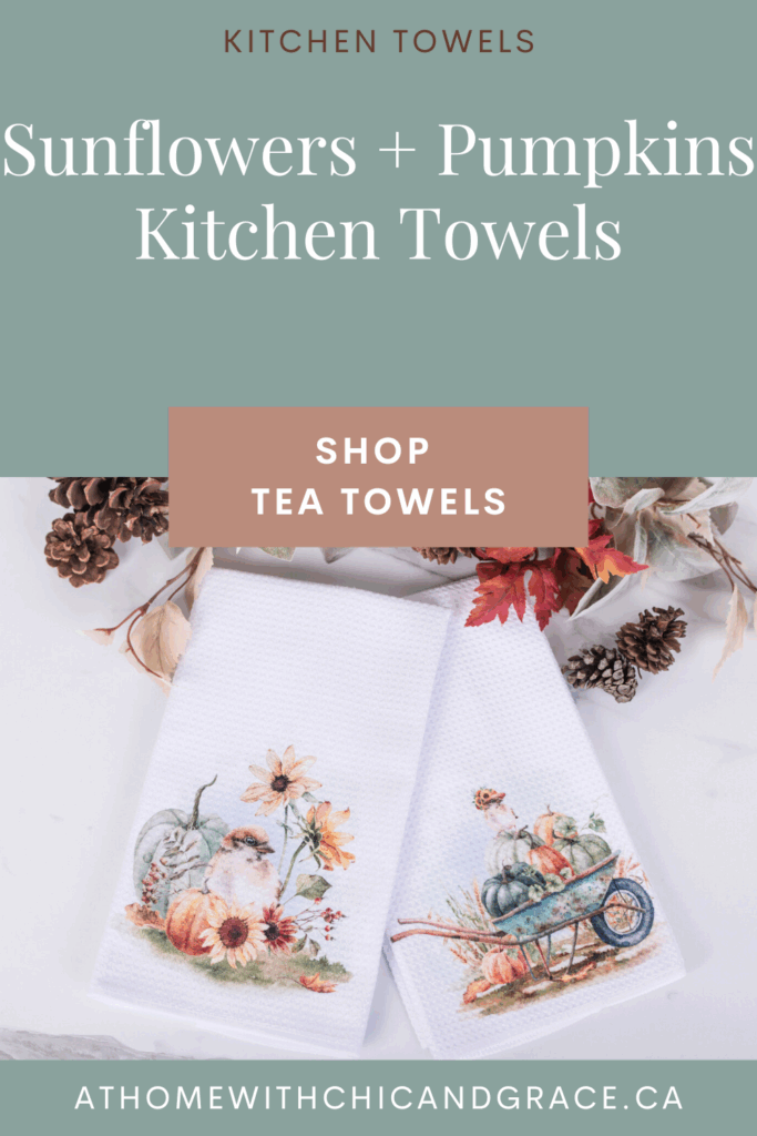 Pumpkin Patch Tea Towel PIN Graphic