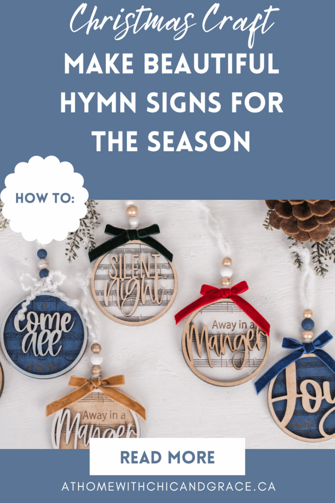 DIY Hymn Ornament Craft