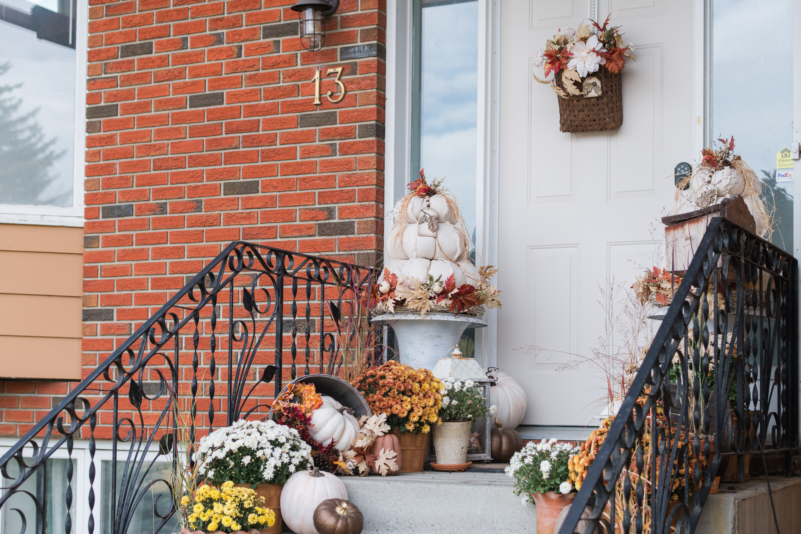 fall 2025 front step decor