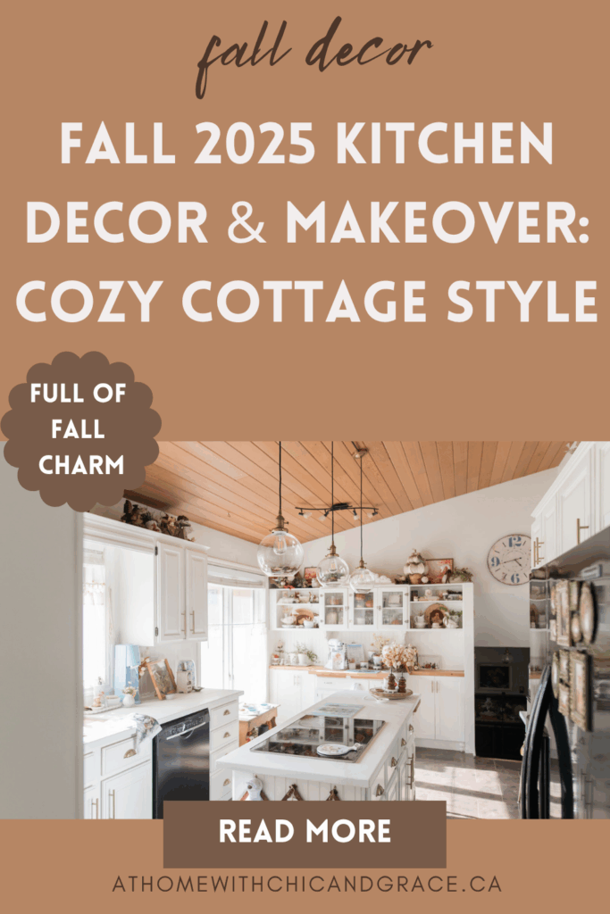 Fall cottage, kitchen decor pinterest pin