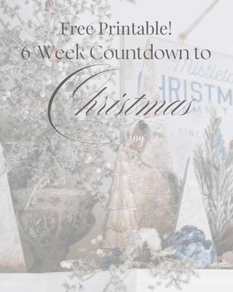 free printable for Christmas planning