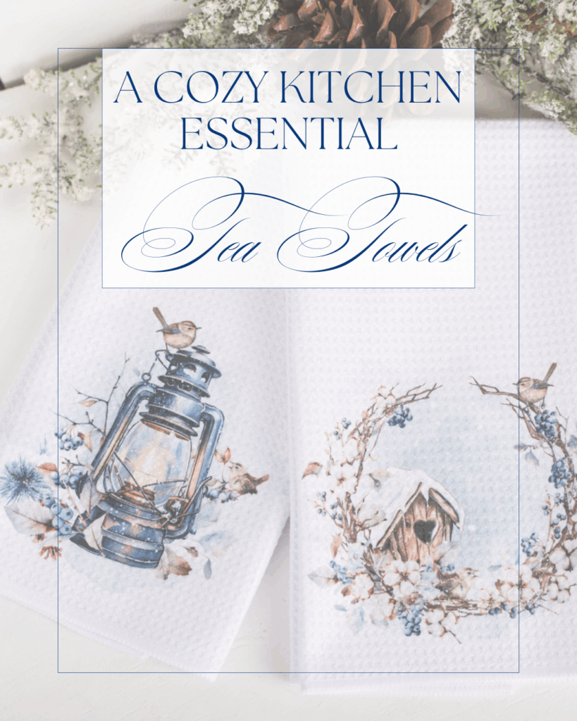 Pretty and practical tea towels ready for gifting