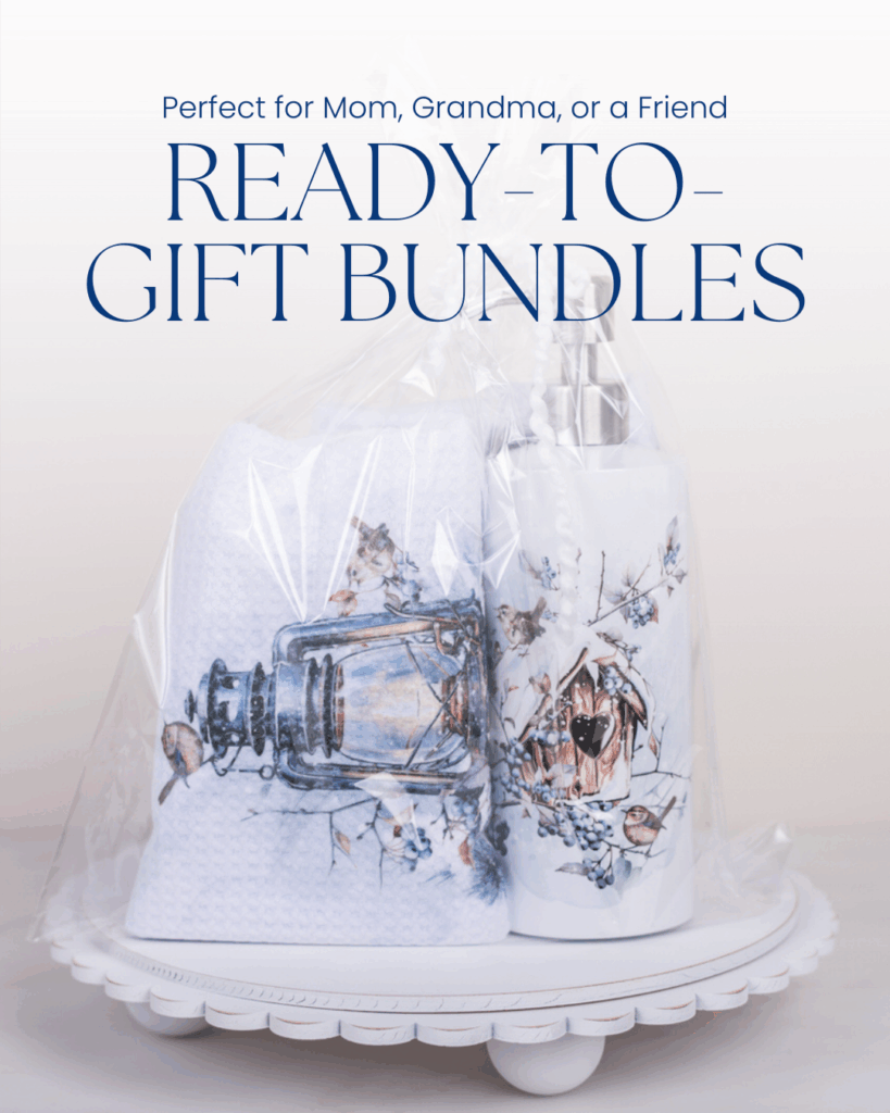 Ready-to-wrap cozy home décor gift sets