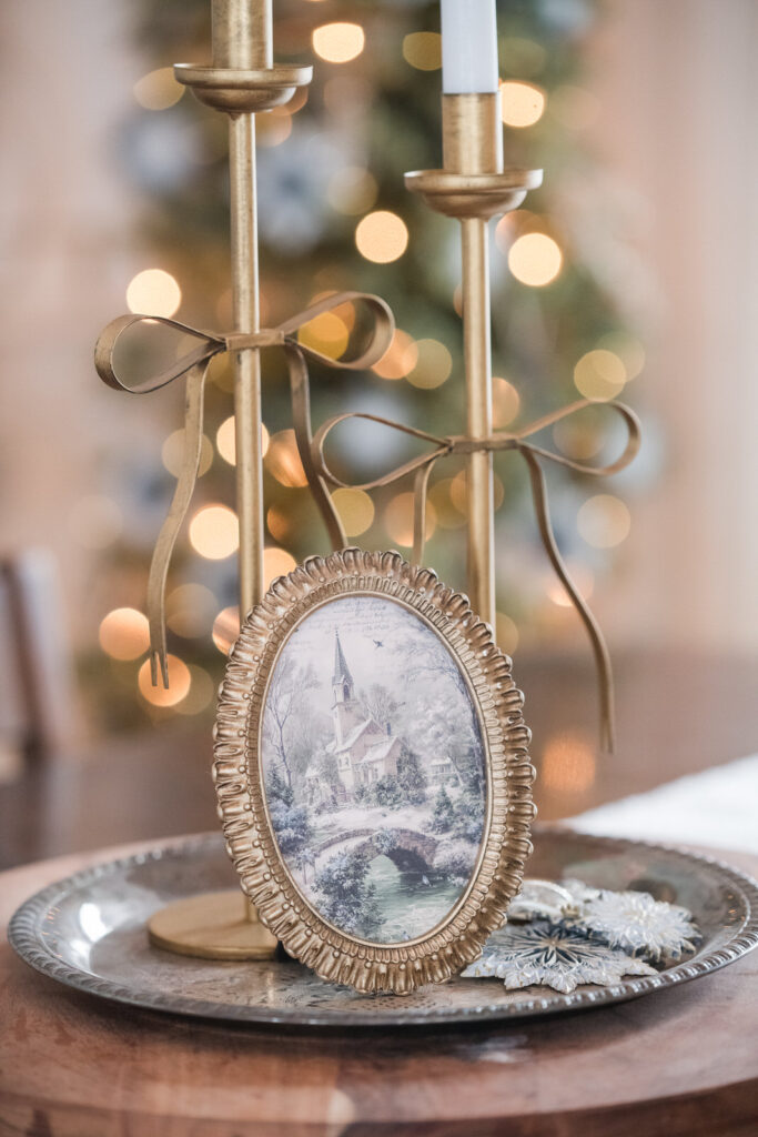 Candle sticks, one slipped modern and now look vintage with a DIY treatment 