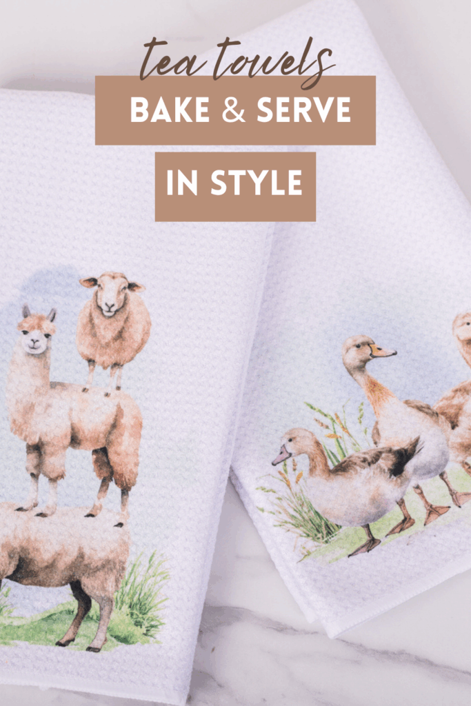 Homestead Tea towels with farm animals
