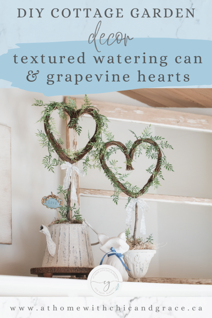 Pin It For Later Graphic for Cottage Topiary DIY