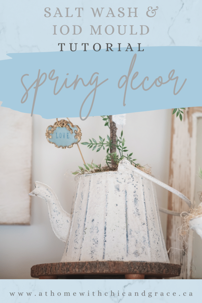 Pin it for later, textured watering can tutorial graphic 