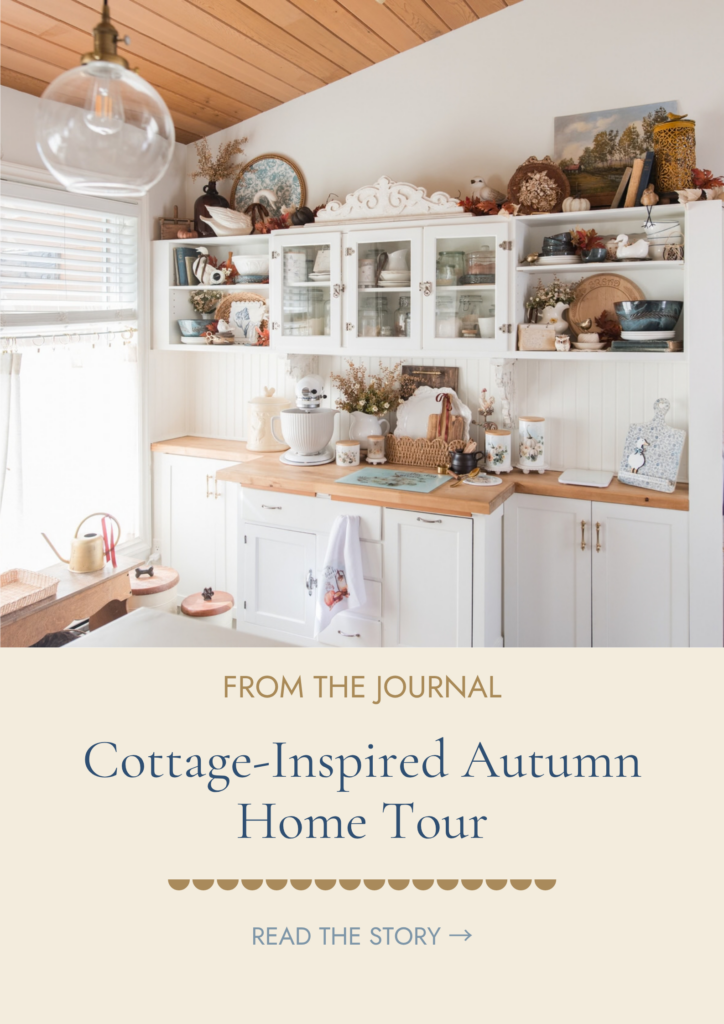 autumn home tour cottage inspired living in the city